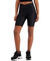 Jenni by Jennifer Moore Womens On Repeat Crossover Waist Bike Shorts,Black,3XL - £18.40 GBP