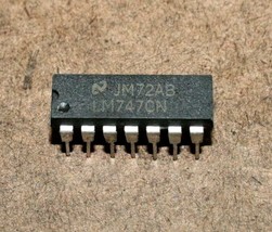 LM747CN Dual Operational Amplifier - Lot of 3 - $35.99