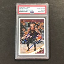 2018-19 Panini Donruss #108 George Hill Signed Card PSA/DNA Slabbed Cavaliers - $49.99