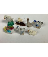 Set Of 7 Vintage Duck And Bird Miniature Figurines - $364.18 MXN