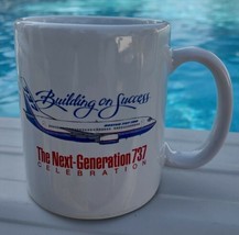 Boeing The Next-Generation 737 Airplane White Coffee Mug Cup - £27.60 GBP
