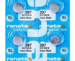 Renata 397 SR726SW Batteries - 1.55V Silver Oxide 397 Watch Battery (10 ... - $15.76