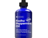 Radha 100% Pure &amp; Therapeutic Essential Peppermint Oil 4 oz (Exp 12/2025... - $16.69