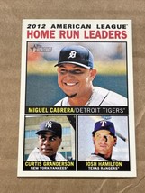 2013 Topps Heritage Baseball #10 Miguel Cabrera Curtis Granderson Josh Hamilton - £1.87 GBP