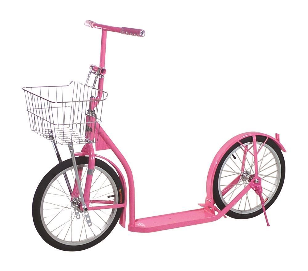12&quot; CHILDREN&#39;S SCOOTER - BRIGHT PINK - Child Kick Foot Bike w/ Basket &amp; ... - $309.97