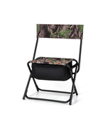 Foldable Patio Chair with Storage Pocket Backrest for Camping Hiking - C... - $2,264.58 MXN