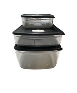 Tupperware Rock N Serve Set 6 Pieces With Black Vent Lids - $97.61 CAD