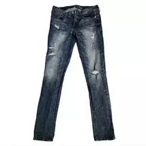 American Eagle Distressed Stretch Skinny Jeans Size 6 - $12.00