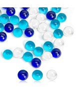 Marbles Bulk, 75 Pcs Glass Marbles Blue Marbles Set Ocean Theme For Kids... - £9.84 GBP