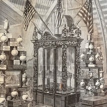 Kingsford Exhibit 1876 Worlds Fair Centennial Expo Victorian Woodcut DWAA3A - €60,79 EUR