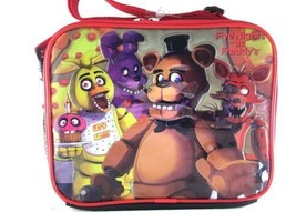 Back Checker-Five Nights At Freddys Lunch Bag FNAF Snack Bag Bonnie Chica Foxie - £24.10 GBP