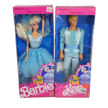 Vintage 1991 My First Barbie + Ken Ballet Doll Mattel New In Box # 3839 # 3841 - £43.77 GBP