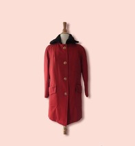 Vintage 1960s MOD "SMUG" lined rain trench coat gold clasps size 8 new nos - $143.55