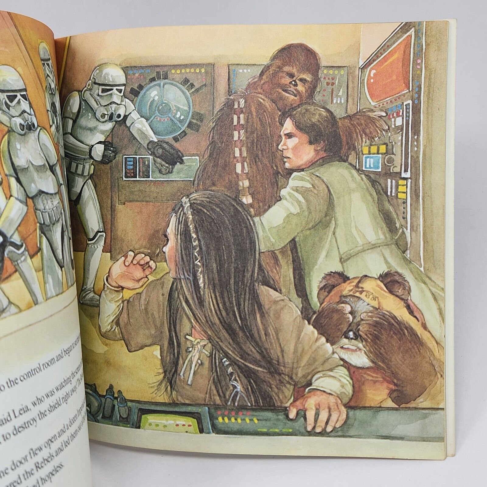 VINTAGE 1983 STAR WARS ROTJ THE EWOKS JOIN THE FIGHT PAPERBACK BOOK Item image 4