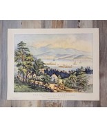 Vtg Currier &amp; Ives Print &quot;The Cattskill Mountains&quot; 14&quot; x 11&quot; Donald Art ... - £15.77 GBP