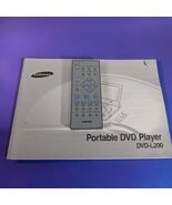 Samsung DVD-L200 Portable DVD Player Remote 01053F and Instruction Manua... - $19.80