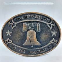 1776-1976 Liberty Bell &quot;Ring for Independence&quot;  metal Belt Buckle - $13.87 CAD