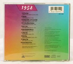 Billboard Top Rock &amp; Roll Hits: 1958 by Various Artists (CD, 1990) - £4.34 GBP