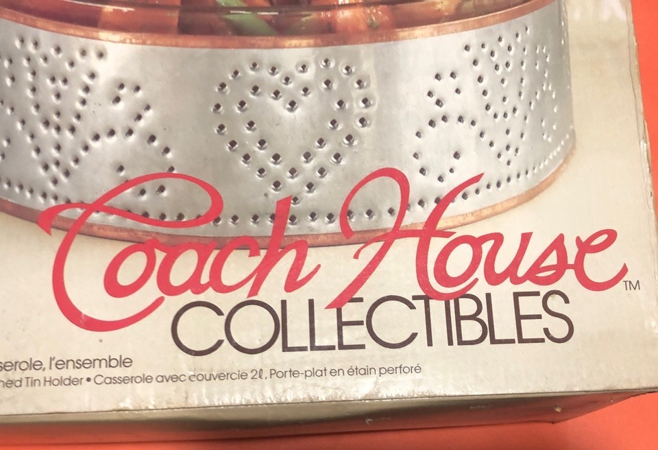 Anchor Hacking Coach House Collectibles Casserole Set W/Cover H400/18 New Ohio Item image 3