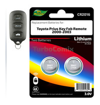 Key Fob Remote Batteries (2) For 2000-2003 Toyota Prius Replacement, Free S/H! - £3.86 GBP