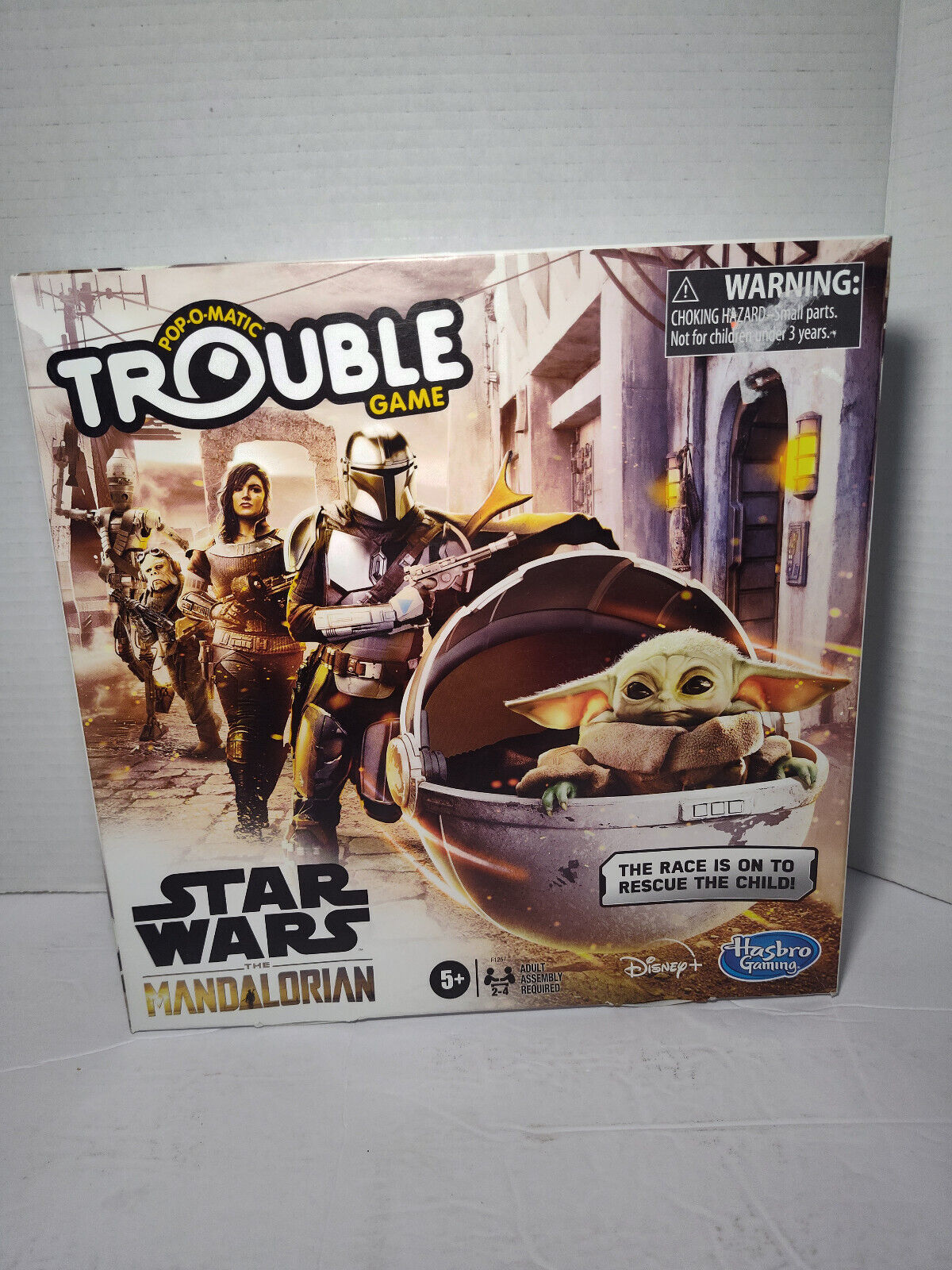 Hasbro Trouble: Star Wars The Mandalorian Board Game Ages 5+ New -Small ... - $9.89