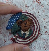 Boyds Bears 2005 Soldier Bear Brooch or Pin Patriotic FREE US SHIPPING - £9.02 GBP