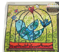 Dimensions Counted Cross Stitch Bird Singing in Cage Kit 71-072 Size 5 x... - $15.10