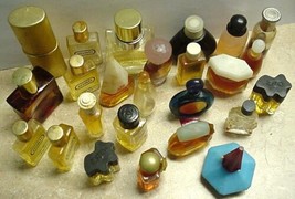 Vintage 25 Miniature Fragrance Collection of Bottles only - £36.73 GBP