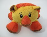 yellow orange brown feet plush lion baby toy squeaker crinkle maybe Gara... - $49.49