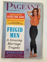 VTG Pageant Magazine November 1960 Jane Fonda and Frigid Men No Label - £15.22 GBP