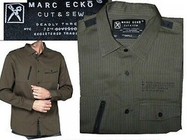 MARC ECKO Camisa Hombre S Tienda 125 € ¡Aquí Menos! ME03 T1G - £21.45 GBP