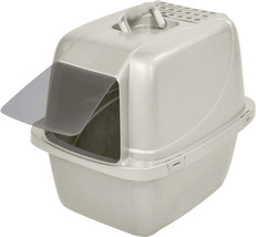 Van Ness Enclosed Cat Litter Pan with Zeolite Air Filter - High-Impact P... - £41.22 GBP+