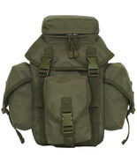 NEW Tactical Military Style Recon Mission 6 Compt MOLLE Butt Pack OD OLI... - €48,44 EUR