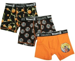 Dragonball Z Boy&#39;s Athletic Boxer Briefs Underoos X-SMALL 4 Mesh Fabric 3 Pack  - £13.26 GBP