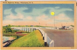 North Carolina Postcard Wilmington Atlantic Ocean Highway Bridge  - £1.63 GBP