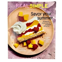 Real Simple Magazine July August 2023 Savor Your Summer Recipes Beach Books - £2.77 GBP
