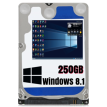 250GB 2.5 Hard Drive For Acer Aspire 7551G Windows 8.1 Pro 64bit Fully Loaded - $38.99