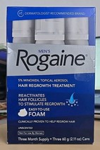 Men&#39;s Rogaine 5% Minoxidil Foam for Hair Loss and Hair Regrowth, Exp 3/2025 - $639.21 MXN