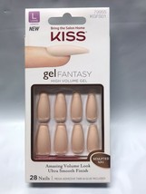 Kiss Gel Fantasy KGFS01 High Volume Gel Look 28 Nails Ultra Smooth Finish - £7.20 GBP