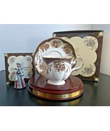 Avon Mrs. P.F.E. Albee Teacup &amp; Saucer Honor Society Award Figurine Boxe... - £10.92 GBP