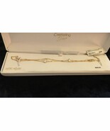 Everlasting Gold captured CZ Necklace 10K Yellow Gold 18&quot; - $273.47 CAD