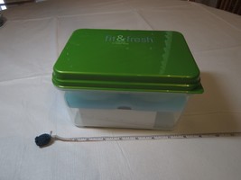 Fit &amp; Fresh food storage lunch container freezer pack 2 small container 1 bigger - £16.14 GBP