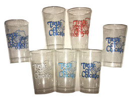 Vintage Taste Of Chicago Plastic Cups Lot Of 6 - $11.72
