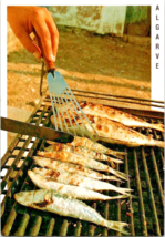 Postcard Portugal Algarve Frying the Catch Unposted  6 x 4 inches - £4.66 GBP