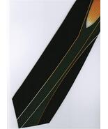 201233 Black Green Orange Necktie - $19.99