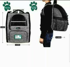 PetAmi Deluxe Pet Carrier Backpack for Small Cats and Dogs, Puppies | Ve... - £30.37 GBP