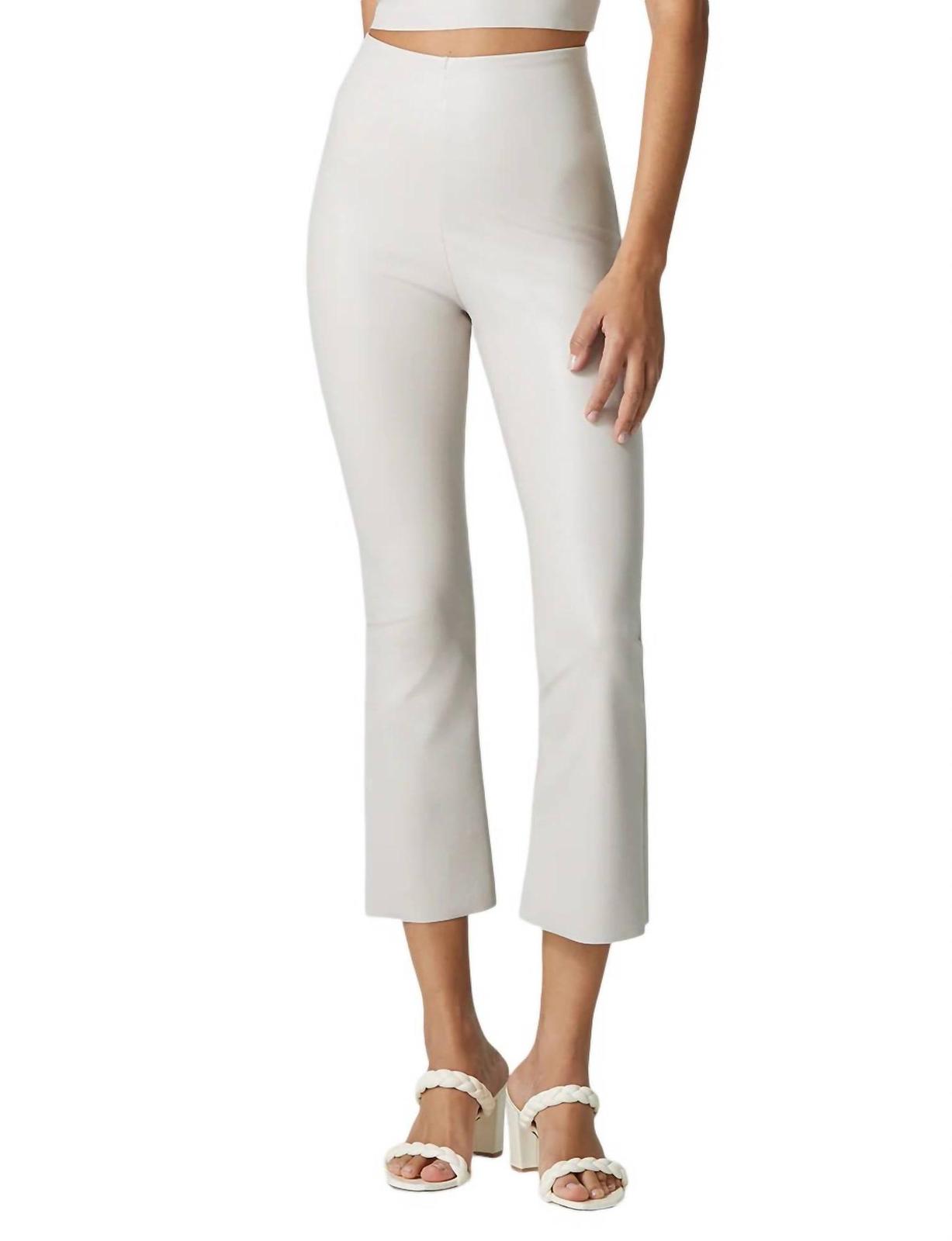 Commando Faux Leather Cropped Flare Leggings Size S - $71.28