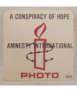 U2 - VINTAGE AMNESTY INTERNATIONAL 1986 CONCERT CLOTH BACKSTAGE PASS *LA... - €17,11 EUR