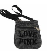 LOVE PINK VS gray animal print small crossbody purse - $561.17 MXN