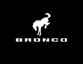 Bronco Bottom Horse Iron On Heat transfer Vinyl HTV Decal 4&quot; 6&quot; 8&quot; 10&quot; 12&quot; Ford  - £7.18 GBP+